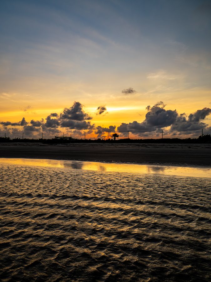 Ripples at San Luis Pass, San Luis Pass, Follet's Island, Brazoria County